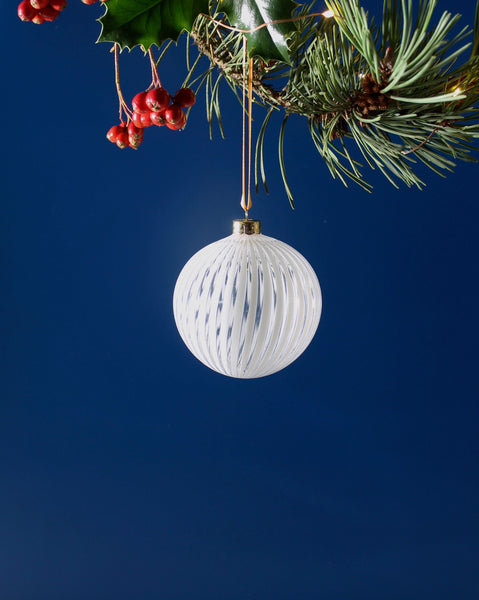 Striped bauble